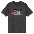 thumbnail image 7 of Teen Titans Go To The Movies Titans On Pink Sofa Men's Charcoal Heather T-shirt-Large, 7 of 7