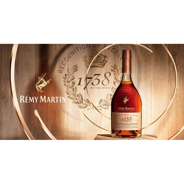 Remy Martin 1738 Accord Royal Cognac, 375ml Glass Bottle, 40 Remy Martin 1738 Accord Royal Cognac, 375ml Glass Bottle, 40