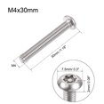 thumbnail image 2 of Unique Bargains Vis de Machine de Sécurité M4x30mm Torx en Acier Inoxydable 304 Lot de 40, 2 of 5