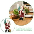 thumbnail image 4 of LEORX Resin Santa Claus Figurine Christmas Decoration for Home Festival Tabletop Decor, 4 of 5
