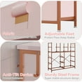 thumbnail image 6 of GAOMON Homhougo Dresser for Bedroom with 12 Drawers Steel Frame, Pink, 6 of 8