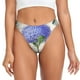 thumbnail image 1 of Balery Vintage Flower Tangas de Algodón para Mujer con Estampado – Ropa Interior Sexy, Transpirable, G-string-Small, 1 of 1
