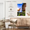 thumbnail image 5 of Elephant Stock Icelandic Seljalandsfoss Falls Wall Art - Vertical Multi Panel Canvas - Living Room Wall Decor - Wellness Multi Panel - Gray And Beige Decor - 32" x 50", 5 of 8