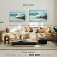 thumbnail image 4 of Elephant Stock Crashing Wave I Wall Art - Horizontal Canvas Wall Art - Living Room Wall Decor - Beach Canvas - Teal And Blue Decor By Tim O'toole - 45" x 30", 4 of 8