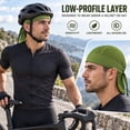 thumbnail image 4 of Toptie Do Rag Cycling Pirate Hat Cooling Helmet Liner Skull Cap Headwear-Dark Grey, 4 of 8