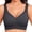 Black, variant on Women's Full Coverage Wireless Bra Seamless Wide Strap Side Shaping Soft Support Everyday Wear Bra Beige M