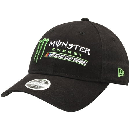 NASCAR New Era Women's Monster Energy Preferred Pick 9TWENTY Adjustable Hat - Black - OSFA
