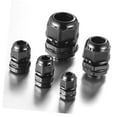 thumbnail image 3 of Bybiment 50 PCS 1/4"(4-8mm) NPT Nylon Cable Gland Joints with Gaskets, IP68 Lock Nut Strain Cord Grip Cable Glands - UL Listed and RoHS Compliant, 3 of 7