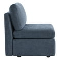 thumbnail image 4 of CHITA Modern Fabric Armless chair with Reversible Chaise for Living Room Bedroom, Blue, 4 of 6