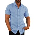 thumbnail image 1 of Camisa de hombre, Camisa de corte regular para hombre Camisa de corte regular para hombre Camisa de cuello vuelto para hombre Materiales ecológicos, 1 of 1