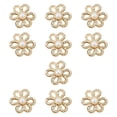 thumbnail image 1 of HILABEE 10Pcs Flower Jeans Buttons Jeans Tighten Waist Buckles for Dress Loose Jeans Light Gold, 1 of 9