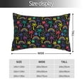 thumbnail image 2 of Pofeuu Colorful Palms Print Polyester Microfiber Plush Pillowcases, Super Soft and Cozy Pillow Case Covers with Envelop Closure（Pillow core not included）-20"x30", 2 of 6
