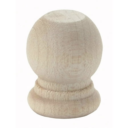 - Wood Turning Shapes-Ball Finials 6/Pkg .9375