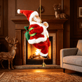 thumbnail image 7 of BESTSKY 2026 New Musical Santa Claus Figure,Climbing Ladder Toy,Christmas Decoration with 47 Inch Bead String,Moving Animated Display for Holiday Entertainment,2 Pack, 7 of 7