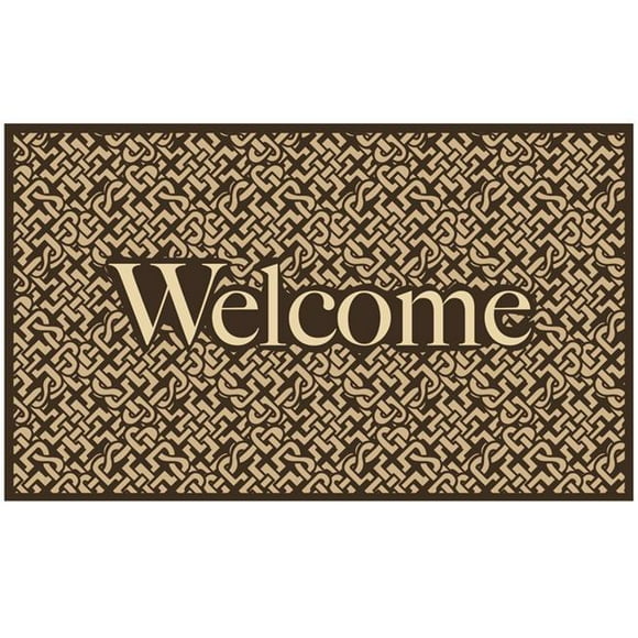 Stephan Roberts Home 30N-18RM56-06 18 x 30 in. Recycled Rubber Doormat - Genoa