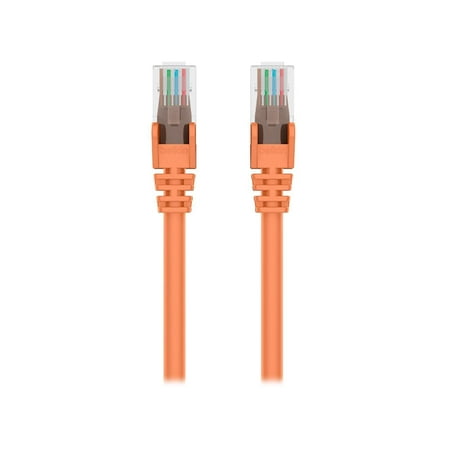 UPC: 0722868611746 | Belkin A3L980-50-ORG-S 50 ft. Cat 6 Orange Patch Cable
