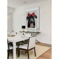 thumbnail image 4 of "Black Lab with Red Bow" Framed Painting Print, 4 of 6