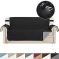 thumbnail image 1 of SAILING Fundas universales para sofá para mascotas, impermeables, antideslizantes, fundas protectoras para muebles, color negro, 1 plaza, subaoe, 1 of 5
