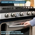 thumbnail image 2 of Todays Kids Oven Door Baby Proofing Heat-Resistant Lock - Oven Lock Child Safety, Baby Safety Products for Childproof Home - Strong 3M Adhesive, Easy Installation, One-Hand Use, No Tools, 2 of 7