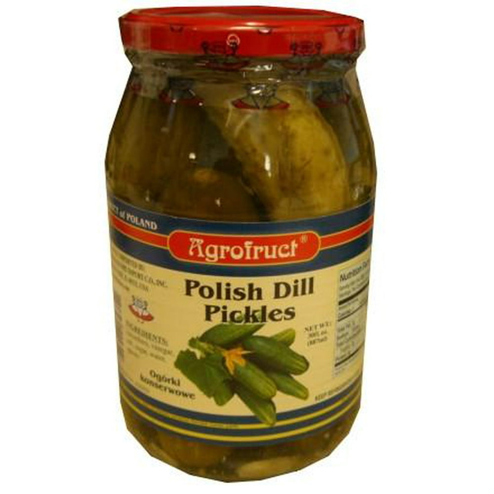 Polish Dill Pickles (Agrofruct) 30fl.oz. (887ml)