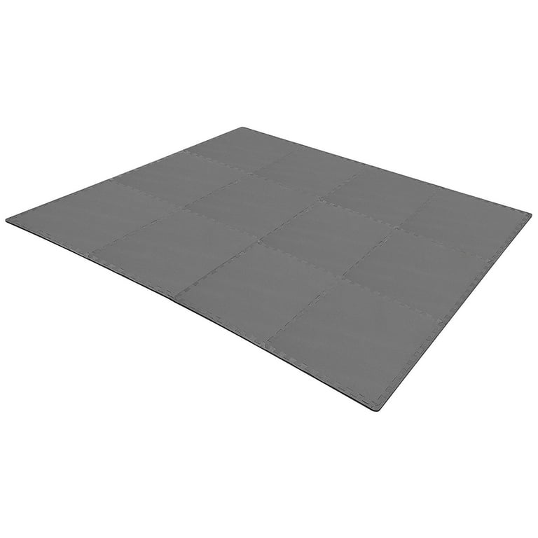 Thicken Eva Foam Flooring Tiles for Living Room Bedroom, Multipurpose  Comfortable Square Foam Play Mat with Edgings, Gym Garage Floor Protection