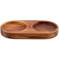 thumbnail image 3 of Salt and Pepper Mill Tray Wood Pepper and Salt Mill Holder Exquisite Pepper Grinder Rest Heat Drop Resistant Durable Salt and Pepper Grinder Accessories Inner Diameter 6.3cm for Home Kitchens, 3 of 10