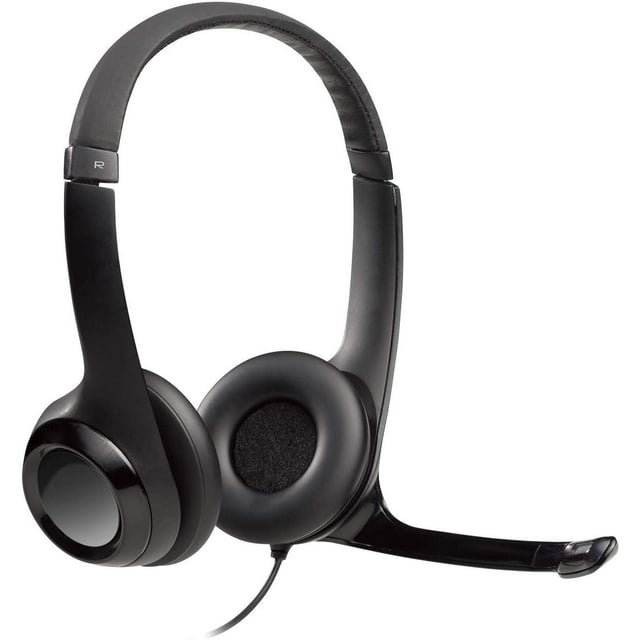 Logitech USB Headset H390 with Noise Cancelling Mic Bulk Package (Case of 20)
