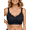 Black, variant on Plus Size Wireless Bra for Women No Underwire Supportive Push Up Full Coverage Bralette Comfort Everyday Bra