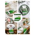 thumbnail image 3 of Saint Patrick's Day Cloth Napkins Set of 4 Reusable Dinner Napkins, Spring Green Lucky Three Grass Truck Cocktail Napkin Washable Table Napkins for Wedding/Holiday Party/Baby Shower 20"x20", 3 of 7