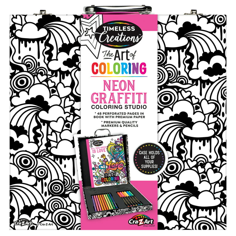 Walmart : The Art of Coloring, Coloring Studio with Case Just