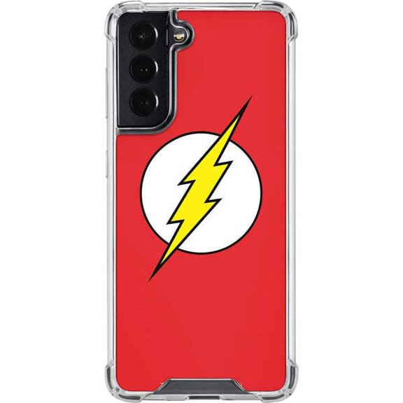 Skinit DC Comics The Flash Emblem Galaxy S22 Clear Case