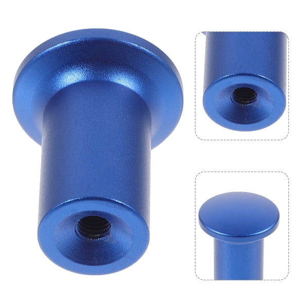 RUNROTOO Decorative Cap Cover Aluminum Alloy Blue 1Pack