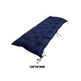 thumbnail image 4 of Inteprter Cojín de estera de banco impermeable para máxima comodidad y protección Cojines de poliéster para sillas de exterior Juegos de muebles de jardín Azul marino 120*50*8CM, 4 of 6