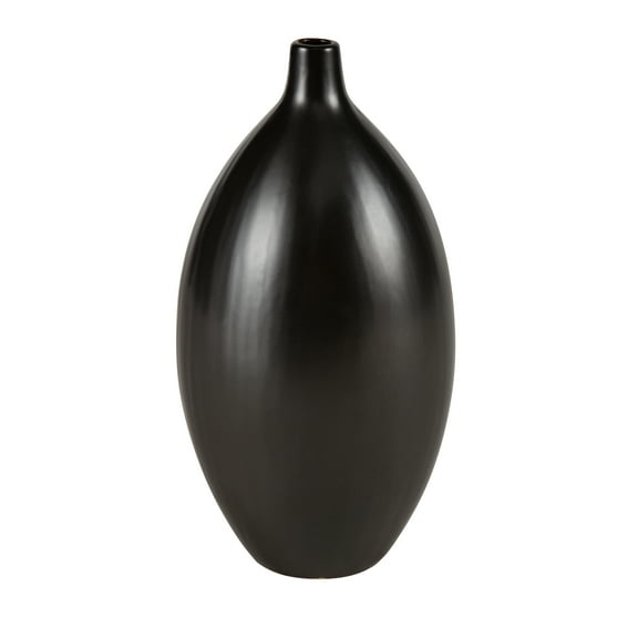 Elk Home Faye Scandinavian Large Vase in Black Finish