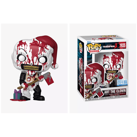 Funko Terrifier 3 Pop! Movies Art The Clown Vinyl Figure Hot Topic Exclusive