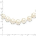 thumbnail image 2 of Sterling Silver Rhodium-Plated 9-10mm White Fwc Pearl Necklace Made In Canada qh4729-16, 2 of 5