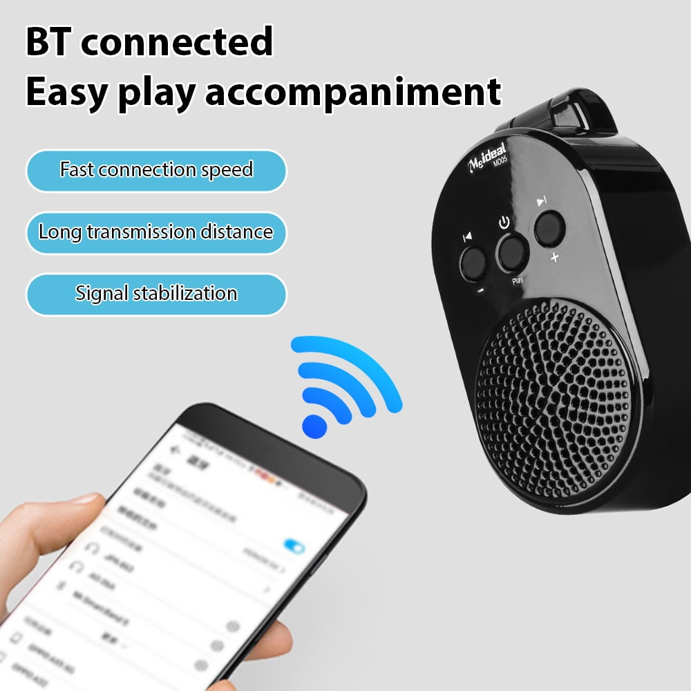 5W Guitar Amp BT Portable Plug-in Speaker for All Electric Guitars Wind Instruments Practice Amplifier Type-C Rechargeable 270 Degrees Rotatable Plug and Play