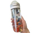 thumbnail image 1 of Bouteille d'Eau Transparente Portable Couvercle Rabattable Étanche Bouteille à Boire Bouteille à Boire, 1 of 10