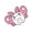 QHXZ5654, variant on Funny Cartoon Brooch Trendy Alloy Accessory For Bags Clothes Hats
