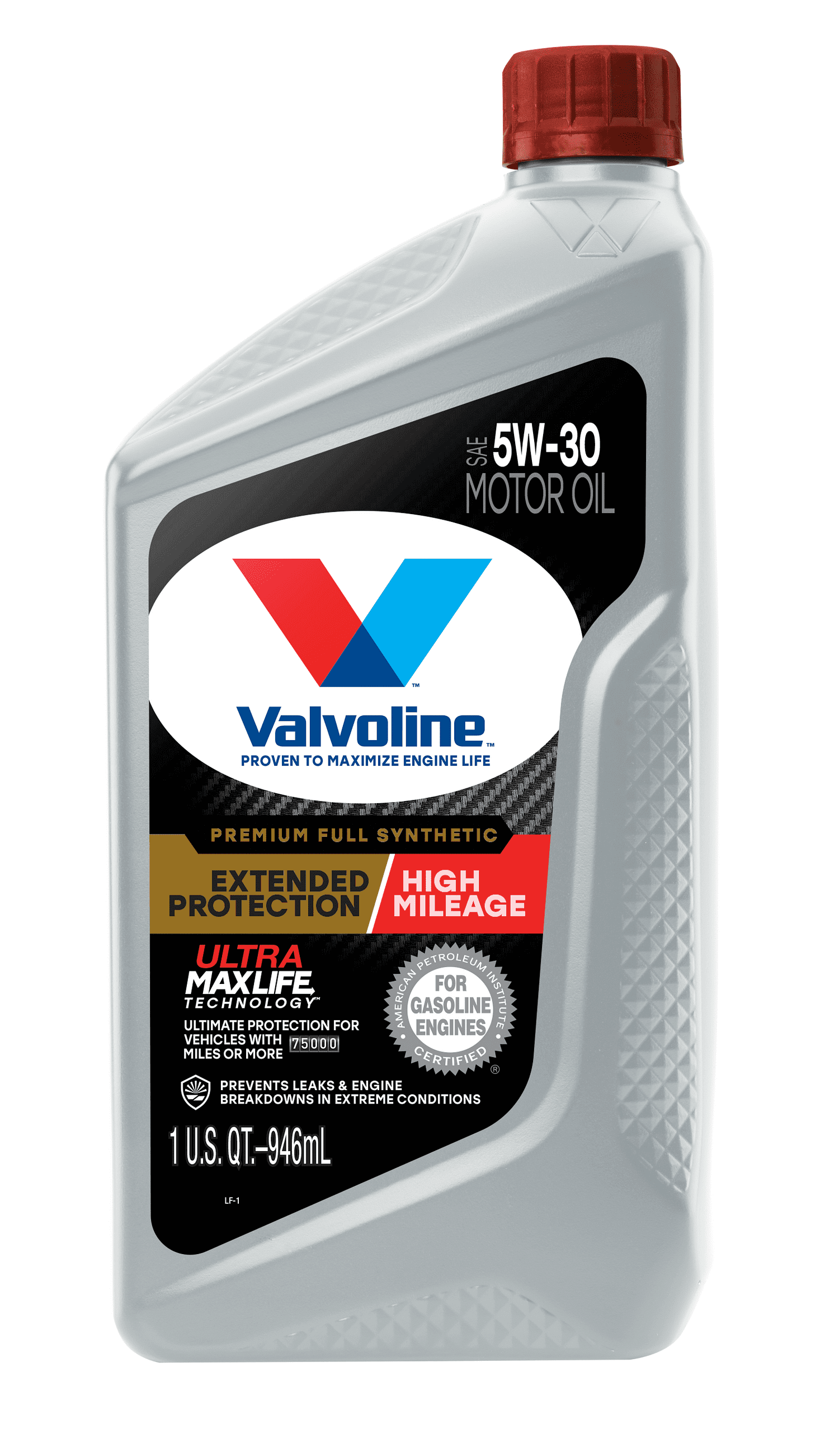 Valvoline Full Synthetic Extended Protection High Mileage 5W 30 Motor