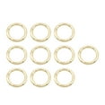 thumbnail image 3 of 10 Uds. Mosquetón de anillos de resorte de 0,75 pulgadas llavero de resorte 10x Oro 27mm, 3 of 6