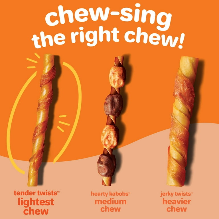 Hartz Oinkies Tender Twists Wrapped with Real Chicken Breast Dog