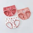 thumbnail image 3 of RUTAYY Children Girl's Underwear 3 Piece Cartoon Rainbow Shorts Underwear Clothes Classic Style, Red, 3 of 3
