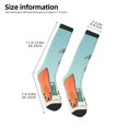 thumbnail image 2 of Balery Vintage Surf Van Beach Calcetines novedosos Calcetines deportivos Calcetines hasta la rodilla Calcetines de algodón Calcetines originales y geniales, 2 of 6