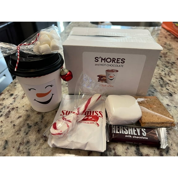 S'mores and Hot Chocolate Mini Kit Gift Box with Notecard
