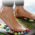 thumbnail image 2 of Foot Acupuncture Pad Rectangular Stone Road 2 In 1 Foot Massage Cushion Mat New, 2 of 8