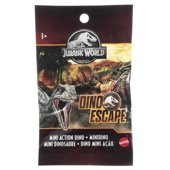 Jurassic World Mini Dinosaur Action Figure, Collectible Gift Ages 4 Years Old & Up (Styles May Vary)