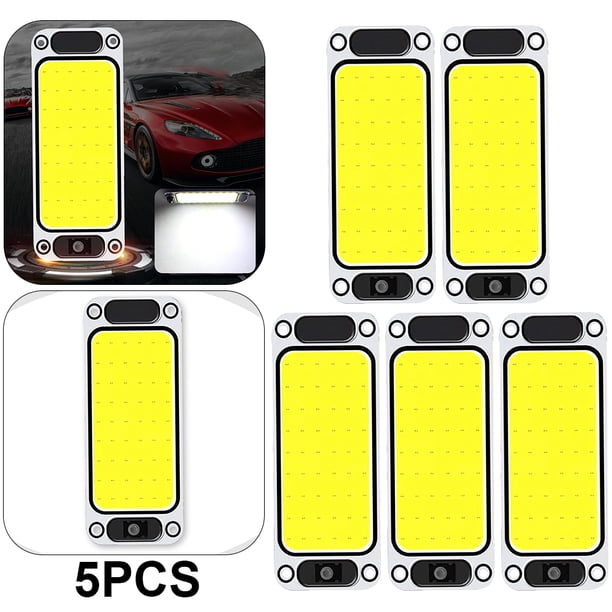 DQrwqpou 10W 54 COB Disipación Calor Interior LED Lectura para Automóvil (1pc)