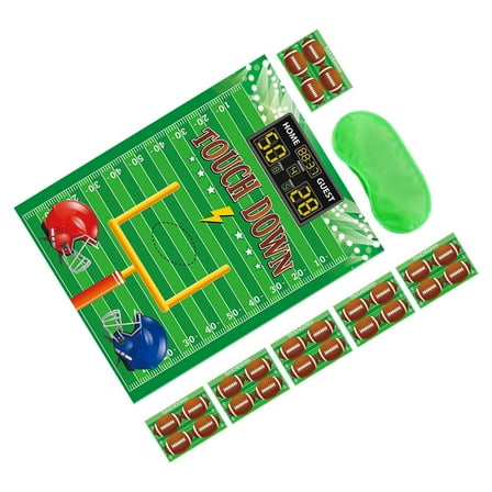 MLINS 1 Set Football Party Game Poster American Football Theme Decorations Sports Birthday Party Supplies Rugby Game Day Accessories