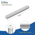 thumbnail image 2 of M8x61mm Fully Threaded Rod, 5Pcs 316 Stainless Steel 1.25 Pitch Threaded Screw, 2 of 7